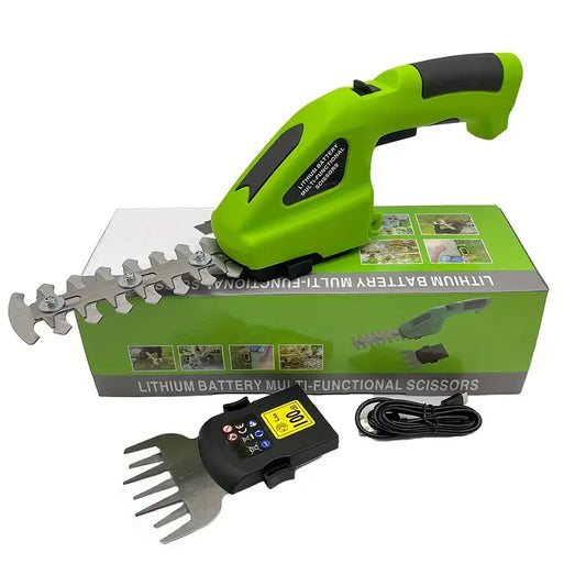 Trimming Made Easy: 7.2V 2-in-1 Electric Handheld Hedge Trimmer!